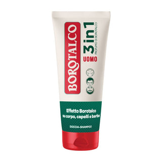 Borotalco Sprchový gel a šampon pro muže 3v1 Parfém Borotalco 200 ml 