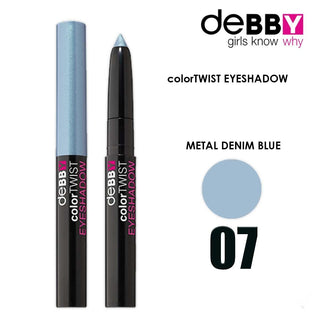 Debby color twist eyeshadow stick '07 metal denim blue 