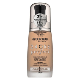 Deborah Foundation 24Ore Perfect με Υαλουρονικό Οξύ 2 - True Beige 