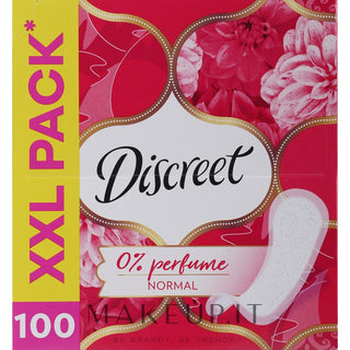 Discreet Multiform 0% Air Pantyliner 100 Pieces 