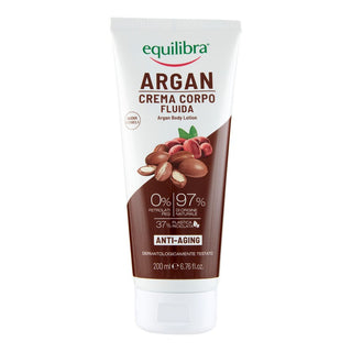 Equilibra Flydende kropscreme med argan 200 ml 