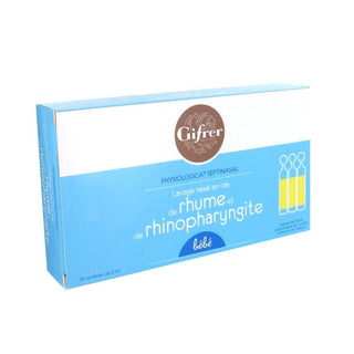 Gifrer Bébé Physiologica Septinasal Nasal Wash 20 pcs of 5ml 