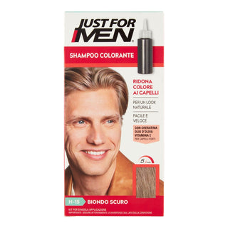 Just For Men 天然深金色染发洗发水 