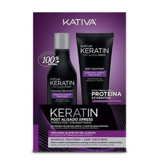 Kativa Keratin Post lissant Xpress Set 2 Pièces 