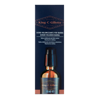 King C. Gillette Siero Volumizzante Per Barba 50 ml — Siero per barba