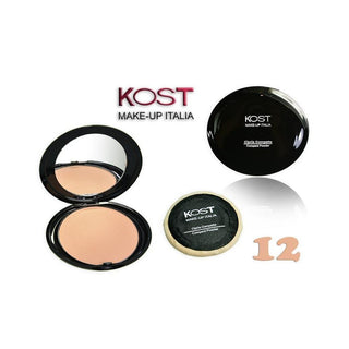 Kost Make Up Puder w kompakcie 12 Beż Złocisty 