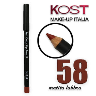 Kost Make Up Matita Labbra 58 Marrone Scuro — Matita labbra