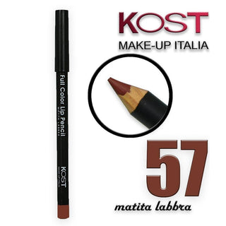 Tužka na rty Kost Make Up 57 Tmavě hnědá Full Color 