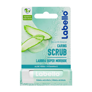 Labello Scrub Caring Aloe Vera e Vitamina E 55 ml — Scrub labbra