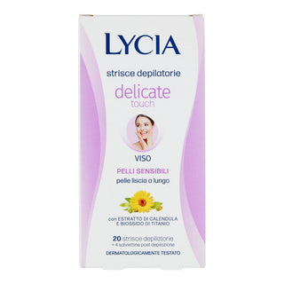 Lycia Delicate Touch Gezichtsontharingsstrips voor de gevoelige huid 20 stuks 