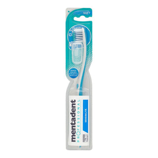 Mentadent Tecnic Toothbrush Clean Strong With Head Cover 