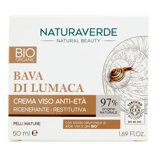 Naturaverde Anti-Eta Restituerende Creme med Ren Snegleslim 50 ml 