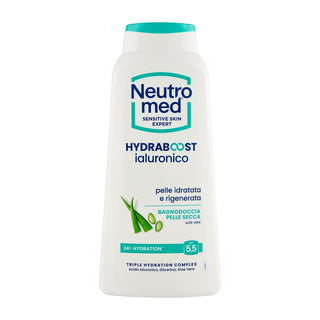 Neutromed Hydraboost Ialuronico Bagnoschiuma Pelle Secca Aloe Vera 600 ml — Bagno doccia