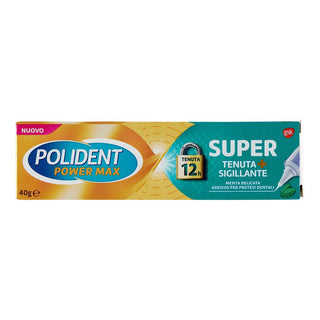 Polident Polident Power Max Super Hold Lim for Tannproteser Delikat Mint 40G 