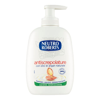 Neutro roberts Vloeibare Zeep tegen Kloven met Arganolie Hygiëniserende Werking Dispenser 200 ml 