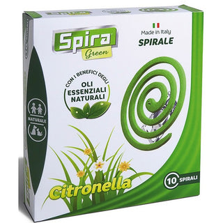 Spira Green Citronella 10 Spirali — Spirali Antizanzare