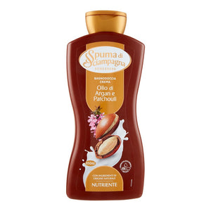 Spuma di sciampagna Bagnodoccia Crema Nutriente Olio di Argan e Patchouli 650 ml — Bagnoschiuma