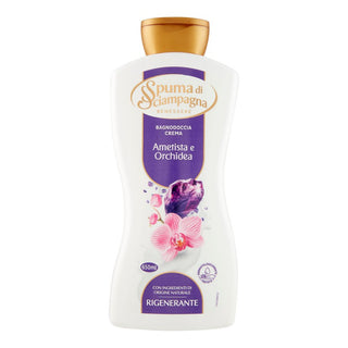 Spuma di sciampagna Bagnodoccia Crema Ametista e Orchidea 650 ml — Bagnoschiuma