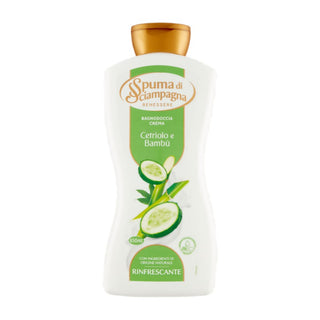 Spuma di sciampagna Benessere Bagnodoccia Crema Cetriolo e Bambù 650 ml — Bagnoschiuma