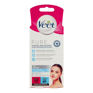 Veet Ελάχιστο 16 Ταινίες Αποτρίχωσης Προσώπου 