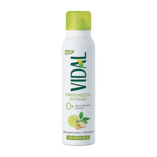 Vidal Vidal Deodorant Spray Bergamot En Gember Intense Frisheid 48U 150 Ml 