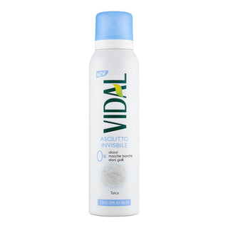 Vidal Vidal Deodorant Spray Droge Onzichtbare Talk 48U 150 Ml 