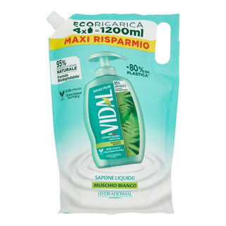 Vidal Săpun lichid Ecoricarică 1200 ml White Musk 