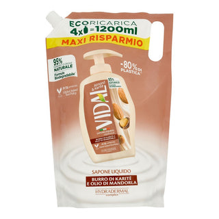 Vidal Vloeibare Zeep Navulverpakking 1200 Ml Karité 