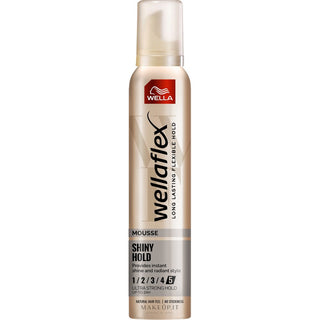 Wella Wellaflex Shine & Hold αφρός για λάμψη και κράτημα 200 ml 
