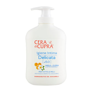 Cera Di Cupra Limpiador Íntimo Delicado Ph 5.0 Para Higiene Femenina 250 Ml 