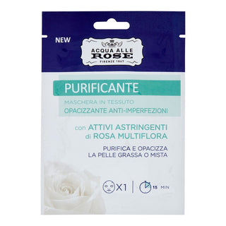 Acqua Alle Rose Rensende og matterende ansiktsmaske i stoff 