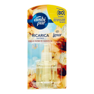 Ambi Pur Ambipur Elektrická Náplň Tekuté Zlato a Květiny Vanilky 20 ml 