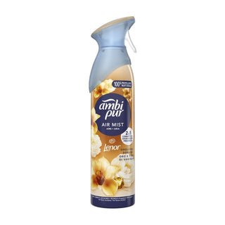 Ambi Pur Air Effect 2合1喷雾除臭剂 金色与香草花 185毫升 