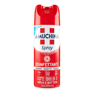 Amuchina Środek dezynfekujący do pomieszczeń, przedmiotów, tkanin, spray 400 ml 