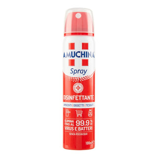 Amuchina Dezynfekujący do pomieszczeń, przedmiotów, tkanin, spray 100 ml 