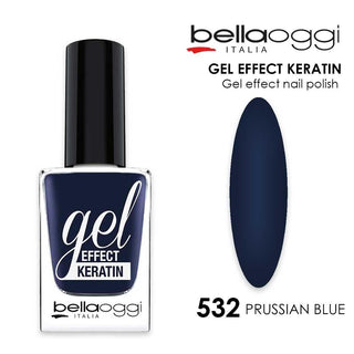 Bella Oggi Gel Effect Keratin Smalto 532 Blu Di Prussia — Smalto Gel