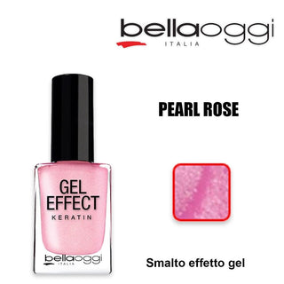 Bella Oggi Gel Effect Keratin Smalto 018 Pearl Rose — Smalto