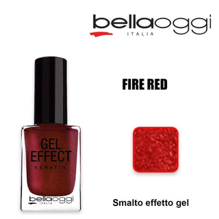 Bellaoggi Gel Effect Keratin Nagellak - 011 Rosso Fuoco 