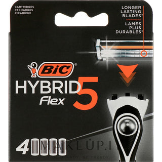 Bic Barberblad Refiller Hybrid5 Flex 5 Blade 4 stk. 