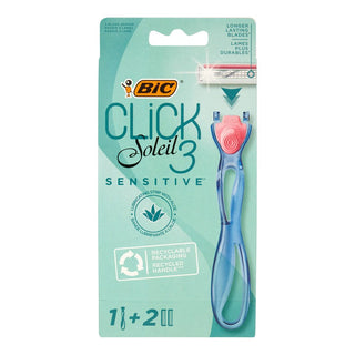 Bic Barbermaskine Dep.Click3 Soleil System Håndtag + 2 Udskiftninger 
