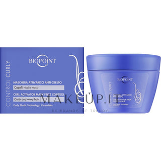 Biopoint Aktiv Hårmaske Krøllkontroll Curly 200 Ml 