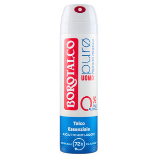 Borotalco Borotalco - Pánský deodorant ve spreji s esenciálním pudrem proti zápachu 150 ml 