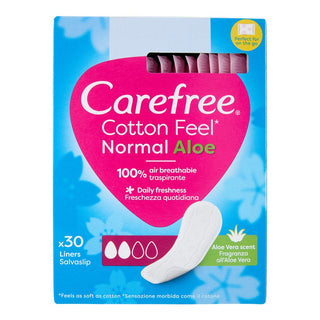 Carefree Aloe Scented Panty Liners Delicately Perfumed 30 Panty Liners 