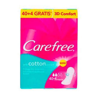 Carefree Anatomical Panty Liners Box 44 Panty Liners 
