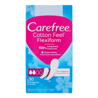 Carefree Panty Liners Suitable For Thong Briefs Flexiform Regular 30 Panty Liners 