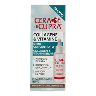 Cera di Cupra Concentrato Collagene Vitamine 30 ml — Siero viso