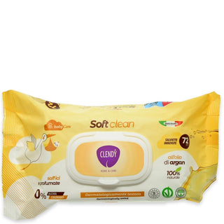 Clendy Soft Clean 72 Toallitas Baby Aceite De Argán 