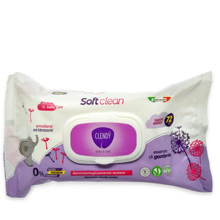 Clendy Toallitas Húmedas Soft Clean Baby 72 Unid. 