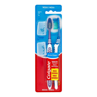 Colgate 超级牙刷 Clean 中等硬度刷毛 Una 2支装 
