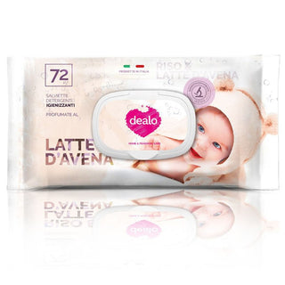 Dealo Салф. Гигиенич. Baby Молоко Овес 72 шт. 
